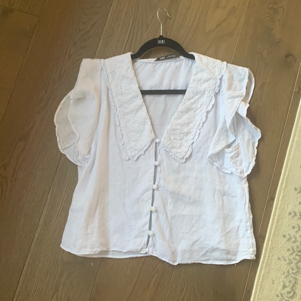 Zara linen top